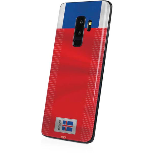 Iceland Soccer Flag Galaxy S9 Plus Skin